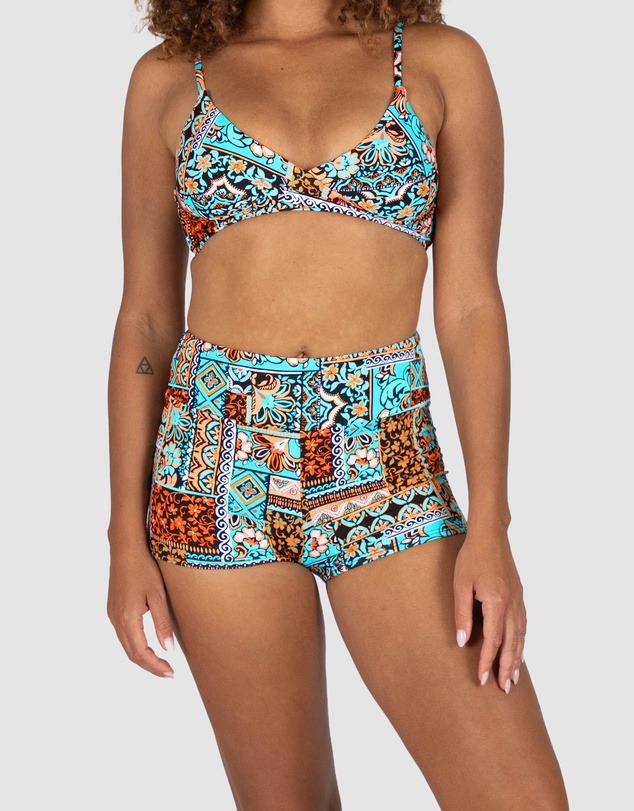 Baku Swimwear - Tulum Extra Firm Beach Short Bikini Bottom
