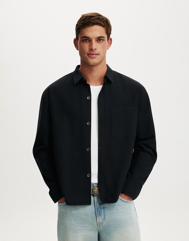 Cotton On - Bedford Long Sleeve Shirt