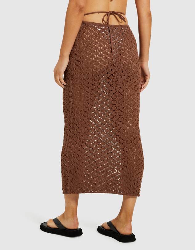 Subtitled - Miley Crochet Midi Skirt