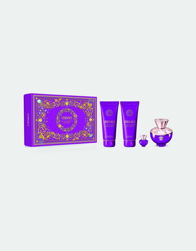 Versace - Dylan Purple EDP Gift Set (100 ml + Bath&Shower gel 100 ml + Body Lotion 100 ml + 5ml)