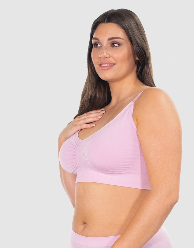B Free Intimate Apparel - Wire-free Full Bust Bamboo Bra (E-F-G-H) Cup
