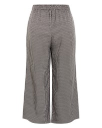City Chic - Plus size Tiana Plaid Pant - ecru