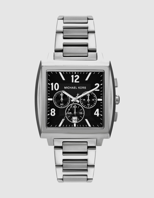 Michael Kors - Rhys Silver Tone Chronograph Watch