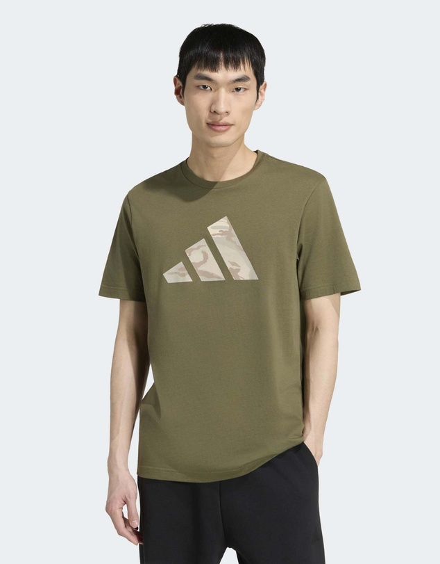 adidas Sportswear - CAMO THREE BAR LOGO GRAPHIC T-SHIRT Mens