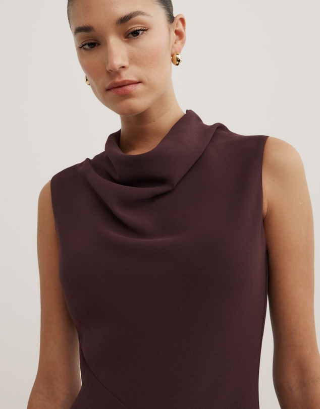 Witchery - Drape Neck Midi Dress