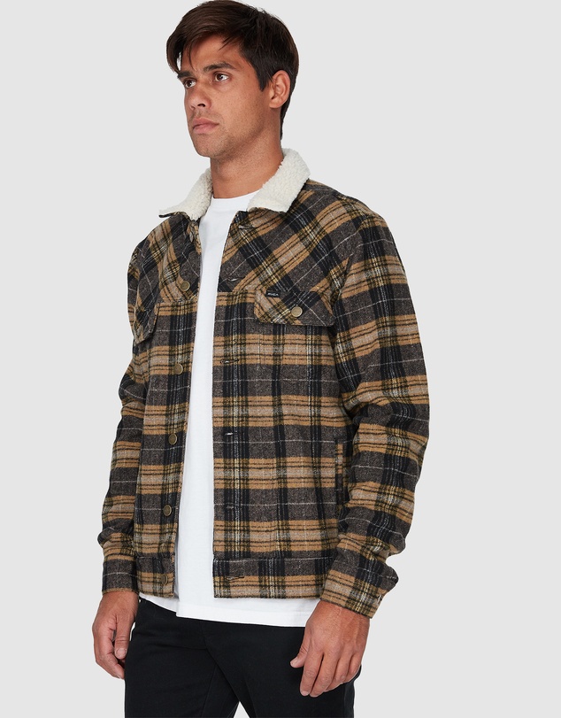 RVCA - Daggers Plaid Sherpa Jacket