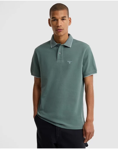 Barbour - Denwick Tipped Tailored Polo Shirt