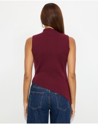 Dazie - Gracie High Neck Knit Top