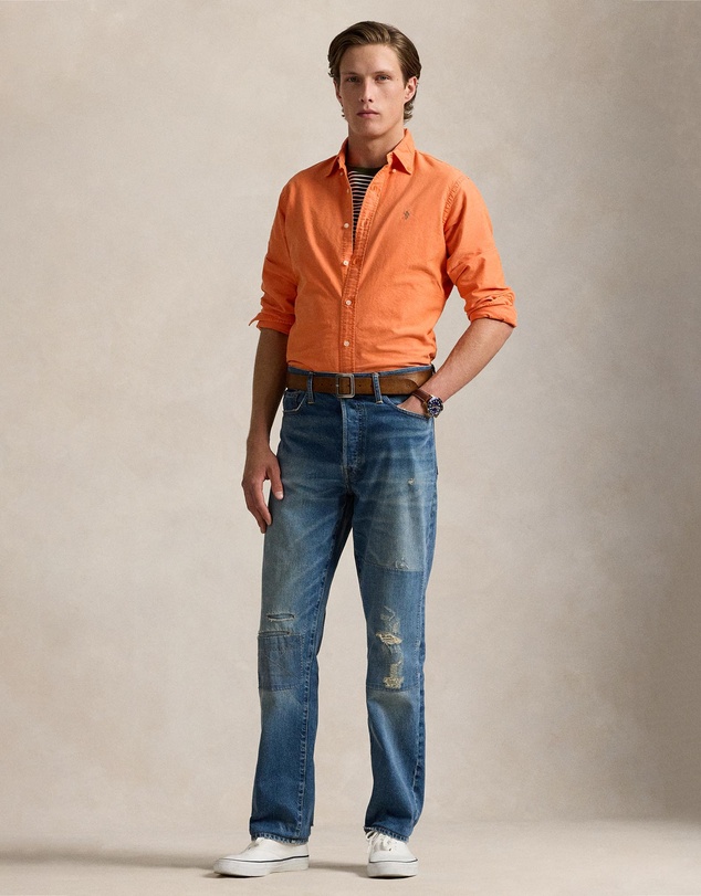 Polo Ralph Lauren - Custom Fit Garment-Dyed Oxford Shirt - ICONIC EXCLUSIVE