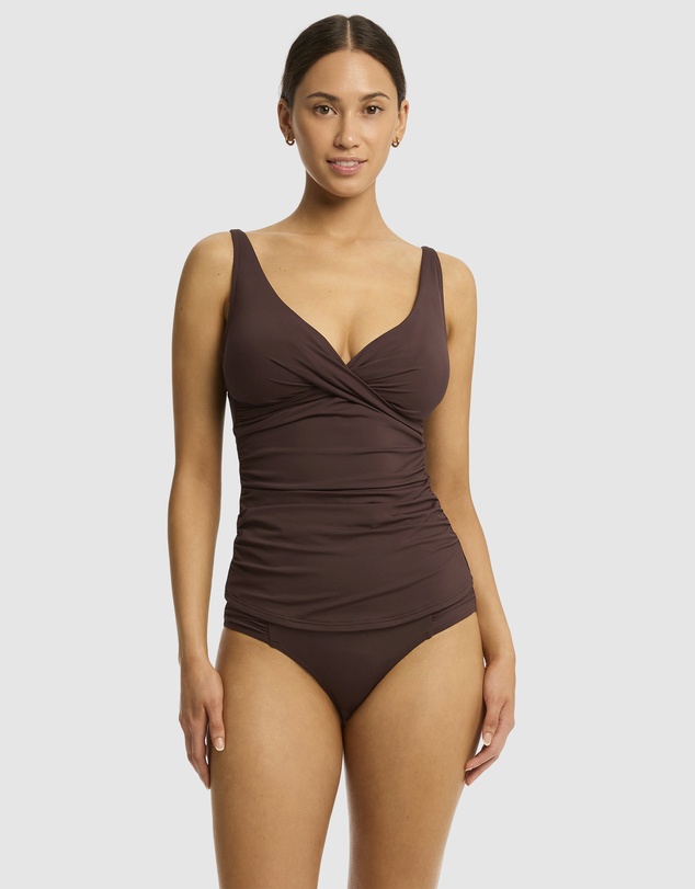 Sea Level Australia - Essentials Edit Cross Front Multifit Singlet Top