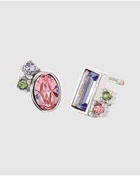 Elli Jewelry - Earrings Stud Crystal 925 Sterling Silver