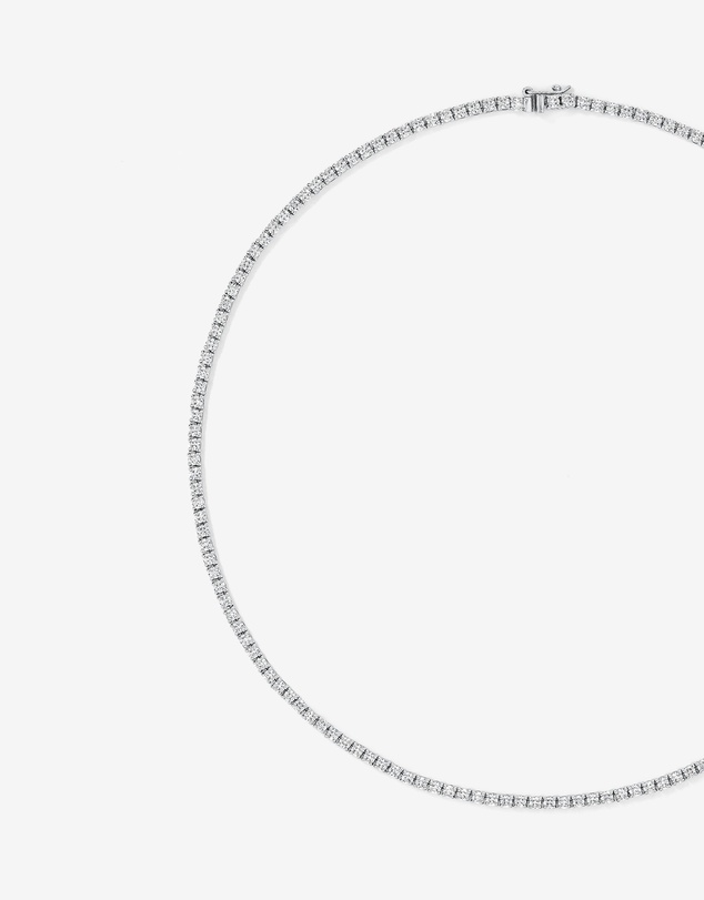 Michael Hill - Cubic Zirconia Tennis Necklace in Sterling Silver