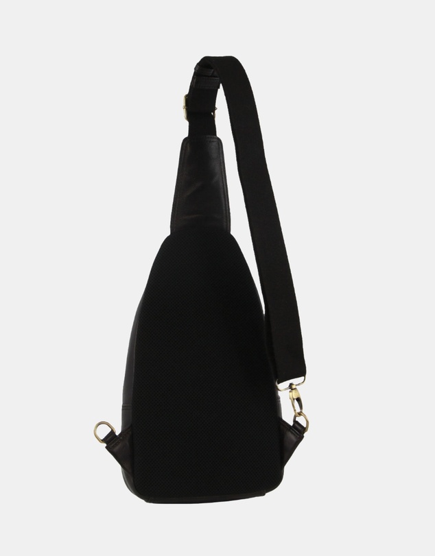 Pierre Cardin - Pierre Cardin Men's Leather Sling Bag