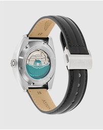 Aston Martin - TS2 Automatic Black Leather Strap Watch