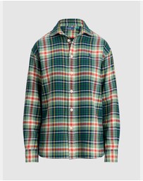 Polo Ralph Lauren - Relaxed Fit Plaid Cotton Twill Shirt - ICONIC EXCLUSIVE