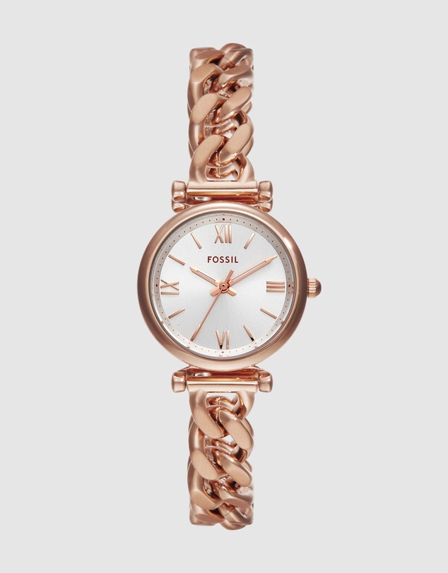 Fossil - Carlie Rose Gold Tone Analogue Watch