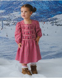 Huxbaby - Cherry Check Dress - ICONIC EXCLUSIVE