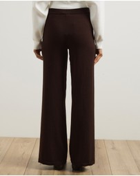 Atmos&Here - Wendy Wide Leg Knitted Pants
