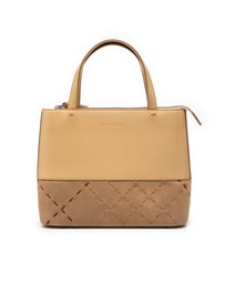 Pre-Loved by Azura Reborn - Pre-Loved Leather and Suede Stitch Tote