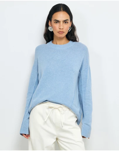 AERE - Zade Wool Blend Seam Detail Jumper