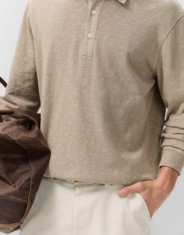 UNISON - Garment Dye L/S Polo