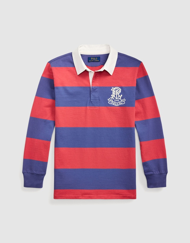 Polo Ralph Lauren - Crest Striped Cotton Rugby Shirt - Teens