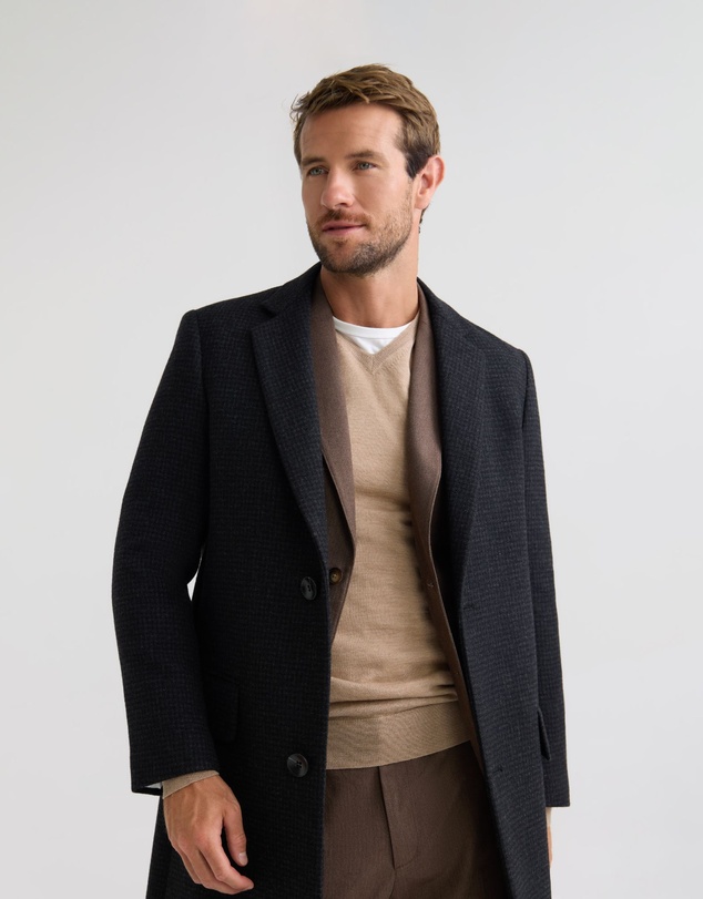 Oxford - George Wool Check Coat