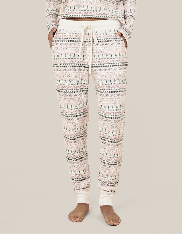 Papinelle - Fairisle Waffle Long Sleeve Top and Jogger