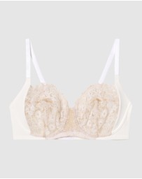 Skarlett Blue - Entice Wired Sheer Lace Balconette Bra