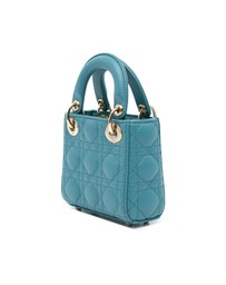 Pre-Loved by Azura Reborn - Pre-Loved Micro Lambskin Cannage Lady Dior