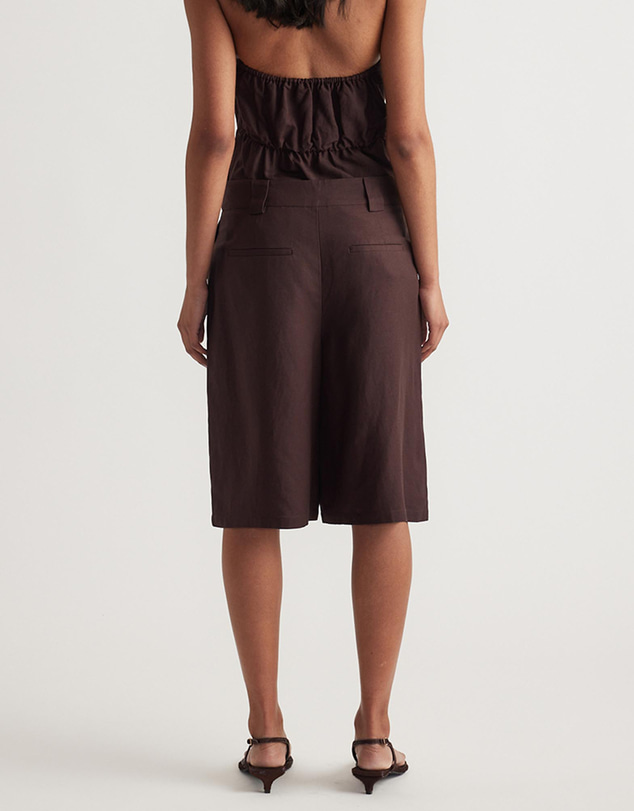 Decjuba - Gwen Linen Blend Shorts