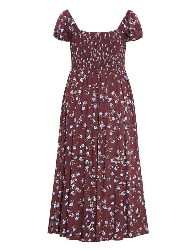 City Chic - Abbie Print Maxi Dress