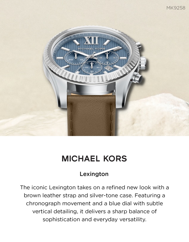 Michael Kors - Lexington Brown Chronograph Watch