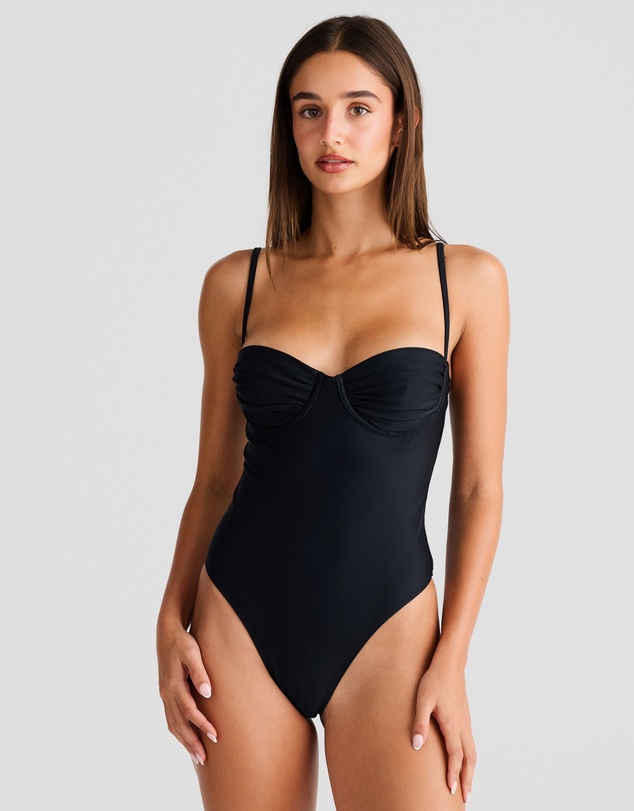 Vacay Swimwear - Paros One Piece Black