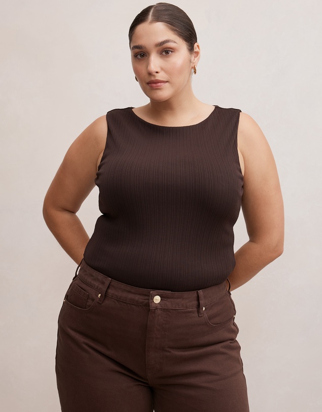 Forever New Curve - Frankie Curve Boat Neck Tank Top