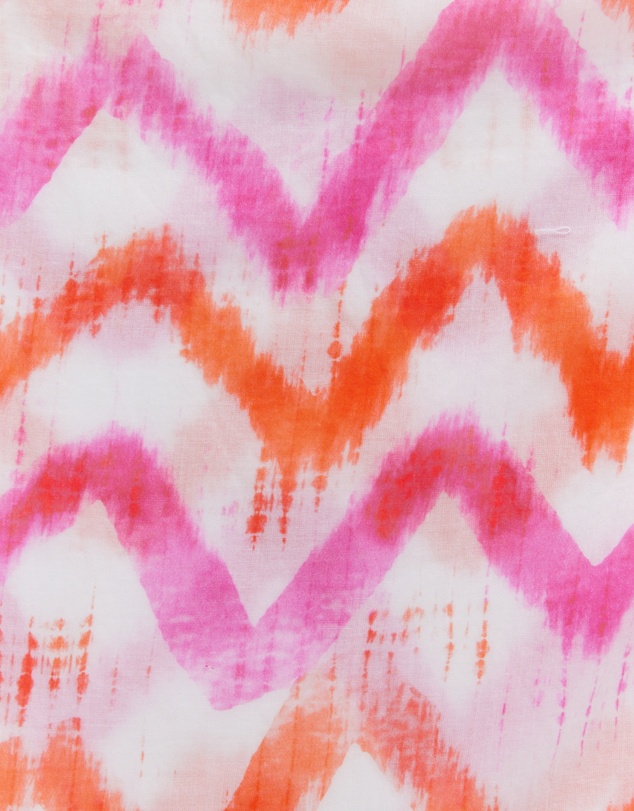 ALEXANDRA - Tobias Dress Pink Orange Zig Zag