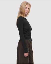 COS - Slim Fit Long Sleeve Top