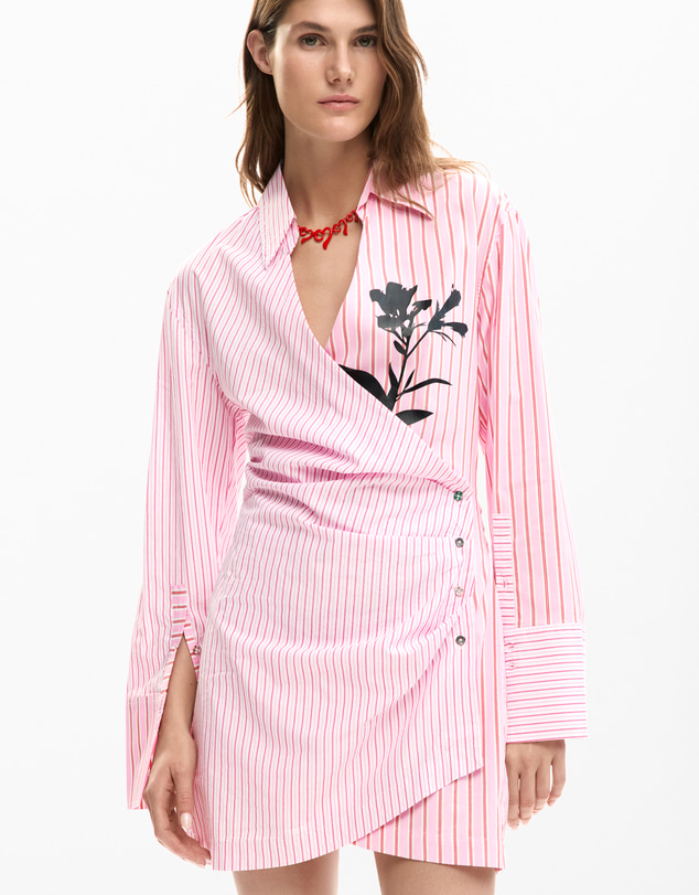 Desigual - Poplin shirt dress