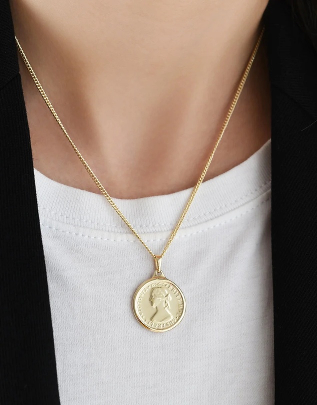 Von Treskow - Sixpence Sized Coin Necklace