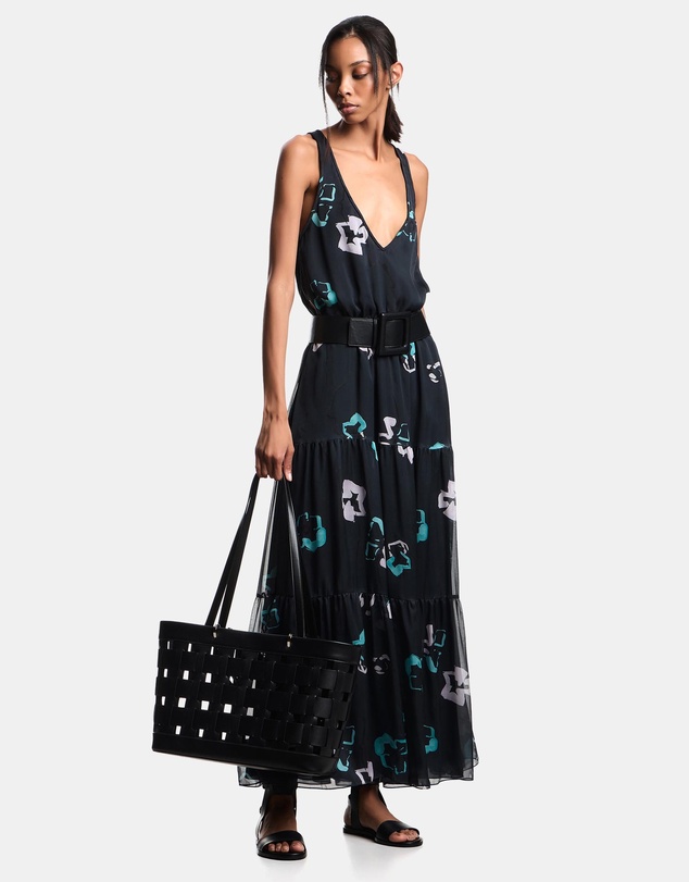 Emporio Armani - Wide Weave Shopping Bag