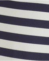 Polo Ralph Lauren - Pique Stripe High Leg Bikini Bottom