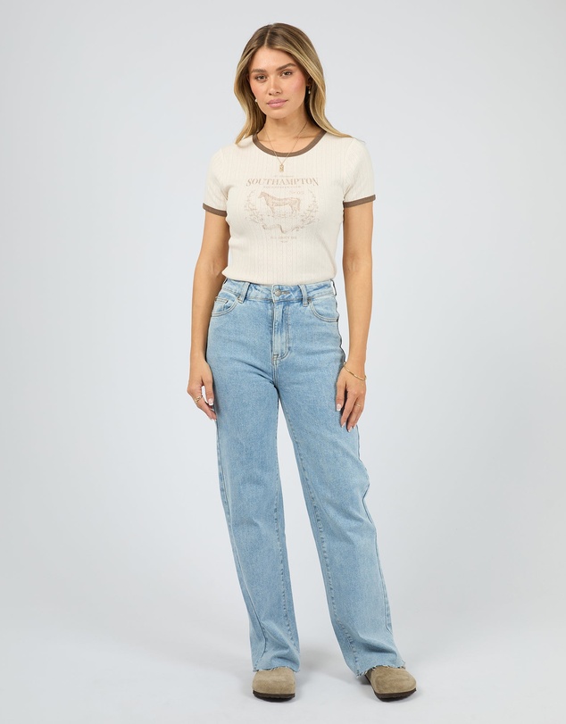 All About Eve - Southampton Baby Tee Vanilla