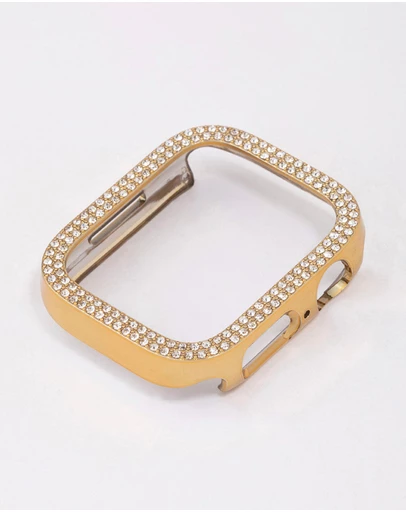 Lovisa - Gold Diamante Encrusted Watch Case 44/45mm