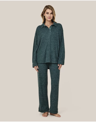 Papinelle - Super Soft Waffle Full Length PJ Set