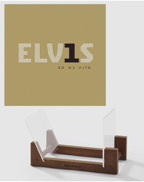 Sony Music - Elvis Presley Elvis 30 #1 Hits Vinyl Album & Crosley Record Storage Display Stand