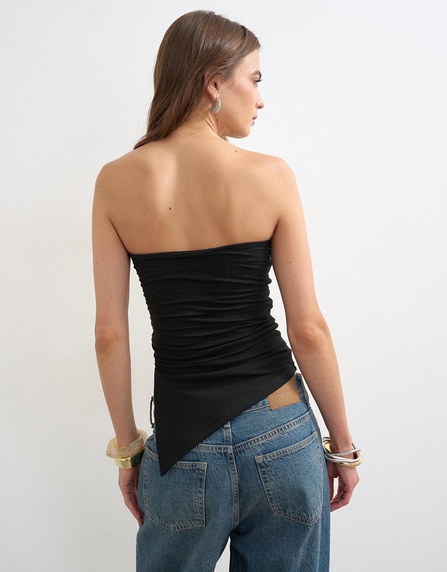 TOPSHOP - Madison Spild Side Bandeau Top