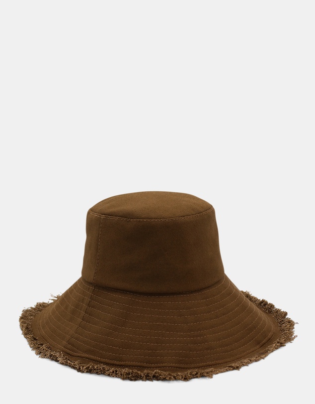Morgan & Taylor - Cameron Cotton Bucket Hat in Chocolate Brown