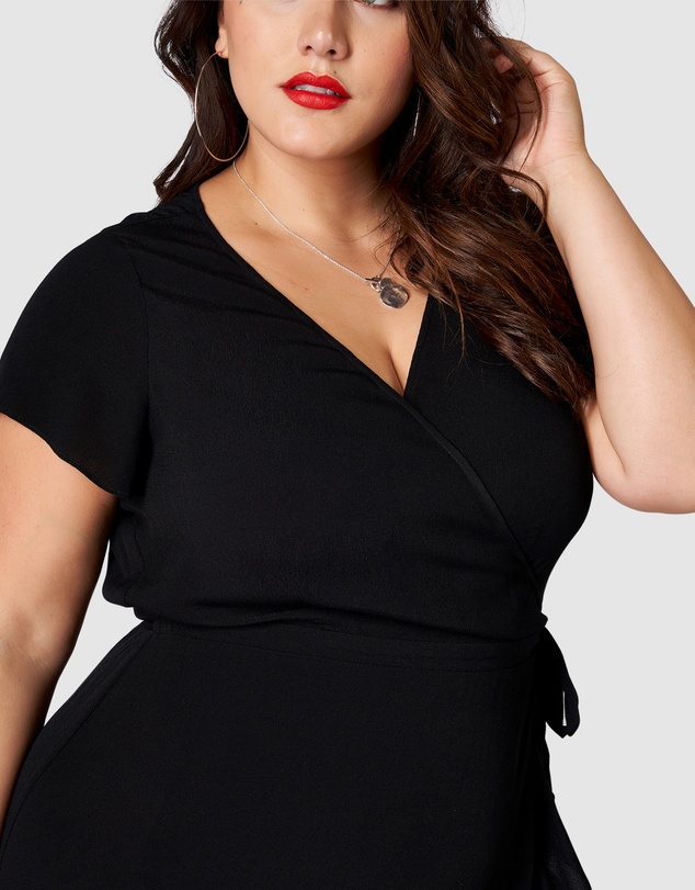 Sunday In The City - My Wave Wrap Dress