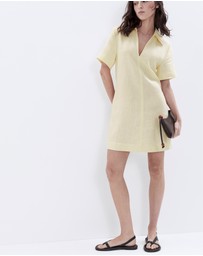 UNISON - Collared Linen Dress