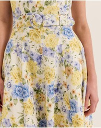 Review - Elba Floral Panelled Dress